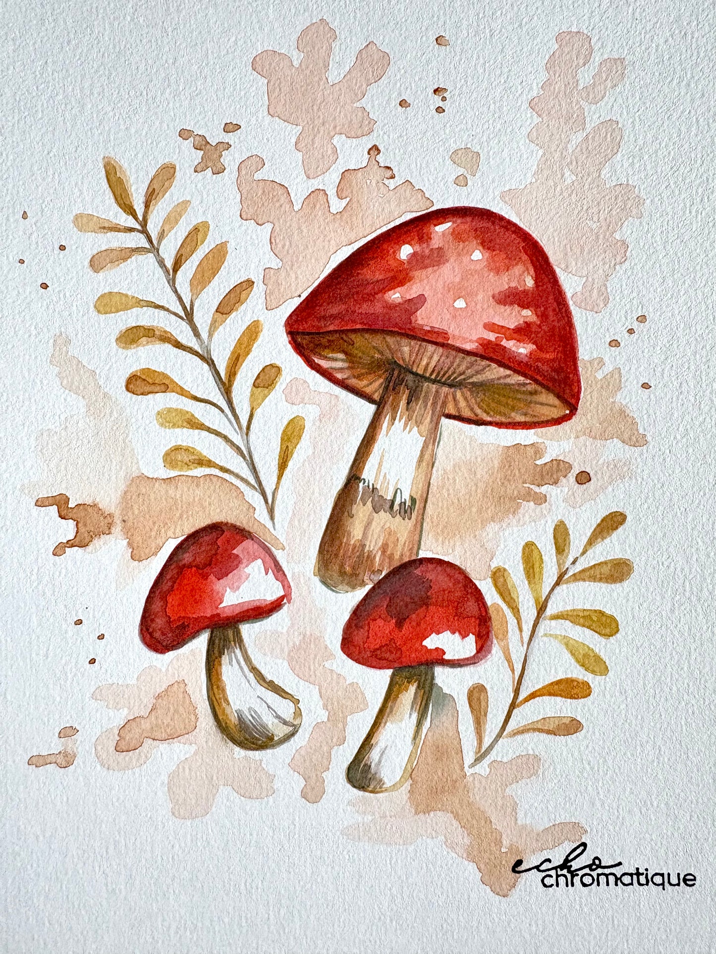 Champignons rouges