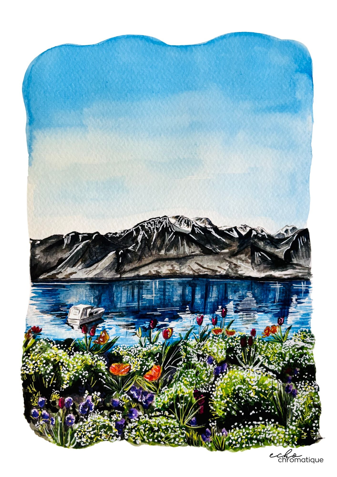 Vue sur le lac