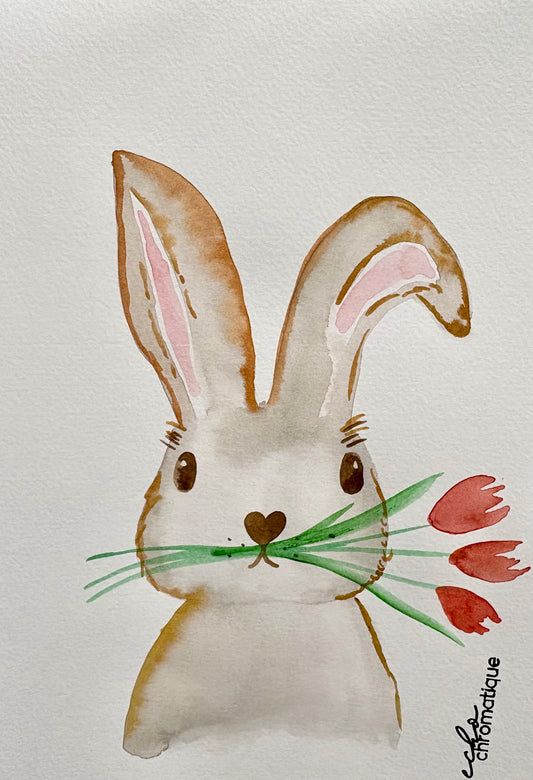 Lapin tulipes