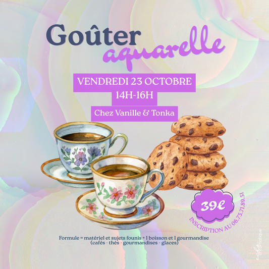 23/10 - Goûter Aquarelle