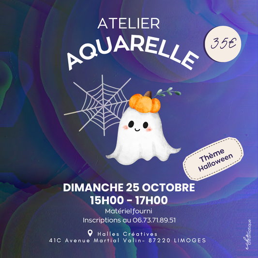 25/10 - Atelier Aquarelle Halloween