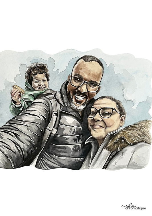 Selfie en famille